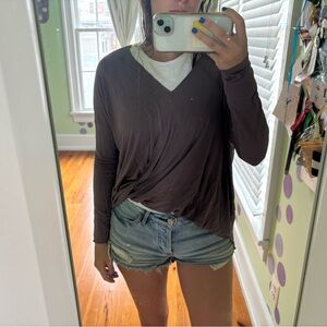 Overshirt. Medium. Purple